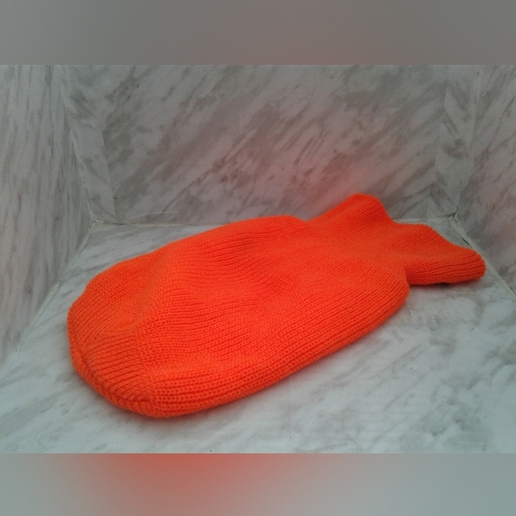 NWT Thermal Thinsulate Balaclava With Eye Hole 3M 40g OSFM Hat Cap Orange beanie - Picture 2 of 3